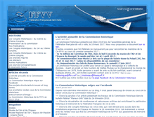 Tablet Screenshot of historique.ffvv.org